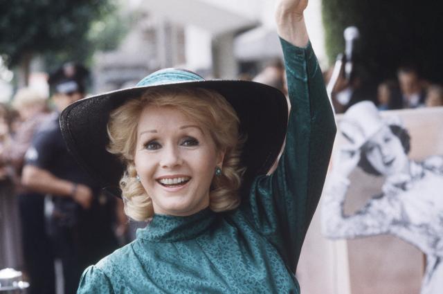 In this Feb. 15, 1984, file photo, actress Debbie Reynolds appears at Hollywood Walk of Fame ceremonies in Los Angeles. (AP) In this Feb. 15, 1984, file photo, actress Debbie Reynolds appears at Hollywood Walk of Fame ceremonies in Los Angeles. (AP)