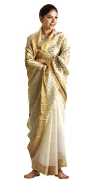 Mekhela Chador drape (Raj K Raj/HT PHOTO) Mekhela Chador drape (Raj K Raj/HT PHOTO)