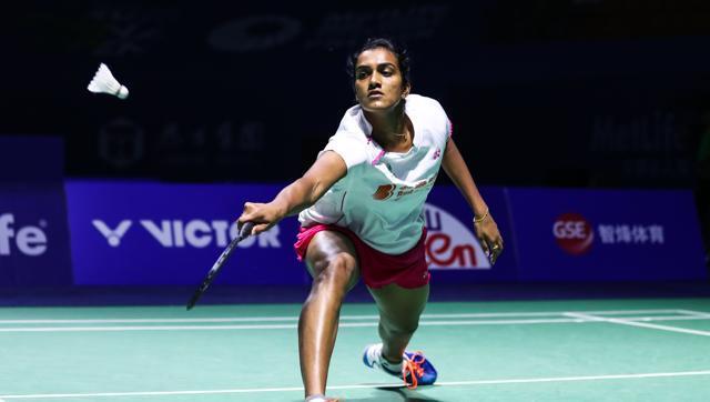 PV SIndhu returns a shot against He Bingjiao of China during women's singles quarter-final match on day four of BWF Thaihot China Open 2016. (VCG via Getty Images) PV SIndhu returns a shot against He Bingjiao of China during women's singles quarter-final match on day four of BWF Thaihot China Open 2016. (VCG via Getty Images)