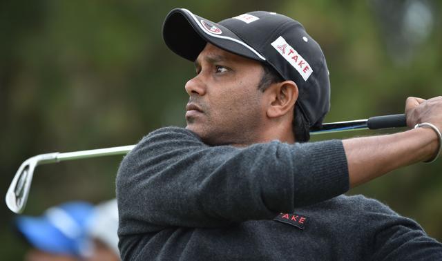 S.S.P. Chawrasia of India tees off during the third day of the World Cup of Golf. (AFP) S.S.P. Chawrasia of India tees off during the third day of the World Cup of Golf. (AFP)