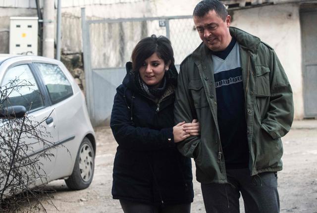 Noora Arkavazi (L) and her husband Bobi Dodevski. (AFP photo) Noora Arkavazi (L) and her husband Bobi Dodevski. (AFP photo)
