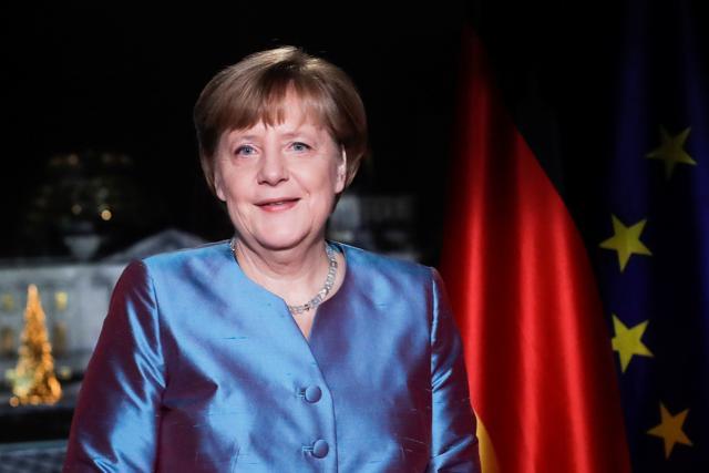 Chancellor Angela Merkel poses for photographs after the television recording of her annual New Year's speech at the Chancellery in Berlin, Germany on December 30, 2016. (Reuters) Chancellor Angela Merkel poses for photographs after the television recording of her annual New Year's speech at the Chancellery in Berlin, Germany on December 30, 2016. (Reuters)
