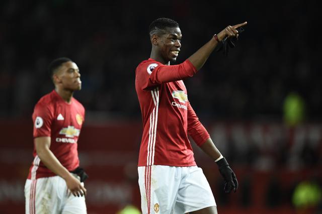 Manchester United's striker Anthony Martial (L) walks with Paul Pogba following the Premier League match between Manchester United and Middlesbrough. (AFP) Manchester United's striker Anthony Martial (L) walks with Paul Pogba following the Premier League match between Manchester United and Middlesbrough. (AFP)