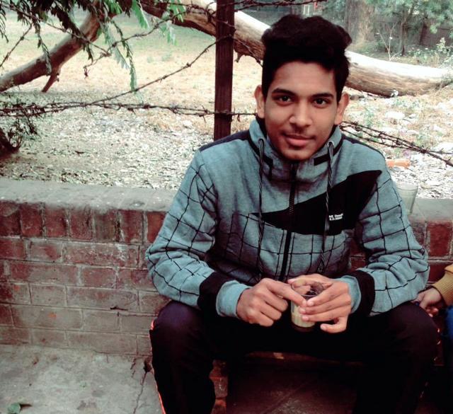 Mayank Garg, 20, student. Mayank Garg, 20, student.