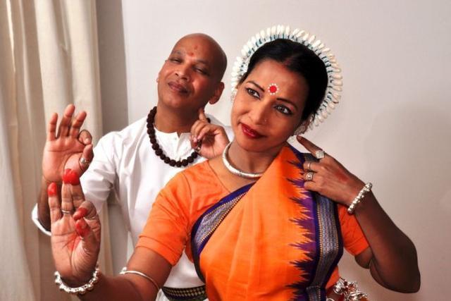 Nirmal Chandra Jena with Pratibha Jena Singh.