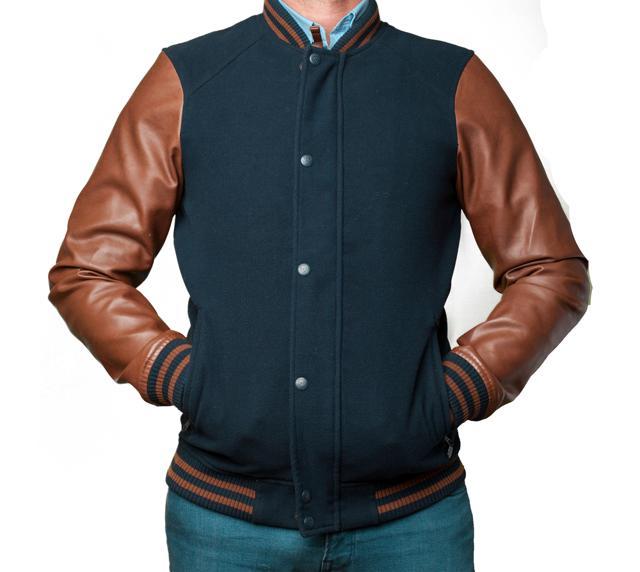 A leather bomber jacket paired with light-coloured jeans looks laid-back yet stylish (Shutterstock) A leather bomber jacket paired with light-coloured jeans looks laid-back yet stylish (Shutterstock)