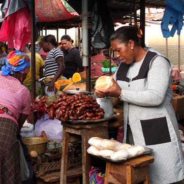 Check out Praia’s bustling market. (Istock) Check out Praia’s bustling market. (Istock)