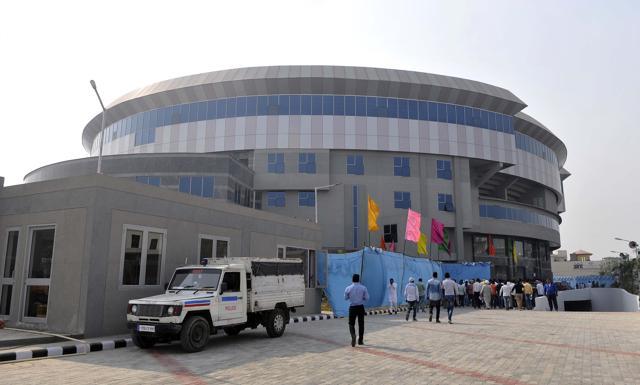 Indoor Stadium at Pakhowal Road in Ludhiana. (HT File Photo) Indoor Stadium at Pakhowal Road in Ludhiana. (HT File Photo)