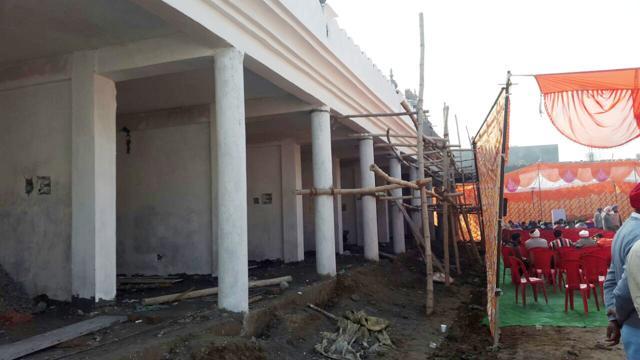 Construction site for bus stand at Chabhal of Tarn Taran district. (HT File Photo) Construction site for bus stand at Chabhal of Tarn Taran district. (HT File Photo)