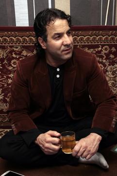 Mohammad Mussa Zahir, who hails from Kabul, enjoys tea at Pak-Afghan restaurant in Bhogal. (Shivam Saxena/ HT Photo)