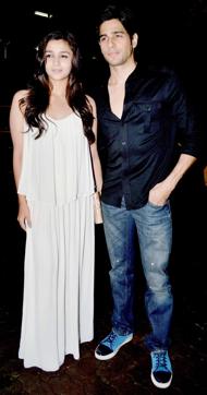 Actors Sidharth Malhotra and Alia Bhatt. (Yogen Shah) Actors Sidharth Malhotra and Alia Bhatt. (Yogen Shah)