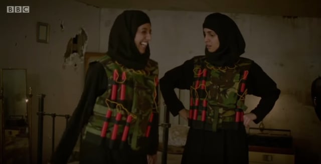 A still from the BBC comedy show ‘Real Housewives of ISIS’ (Picture courtesy: BBC video/Youtube)