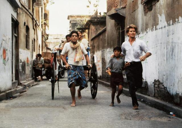 Om Puri in a still from the film. Om Puri in a still from the film.