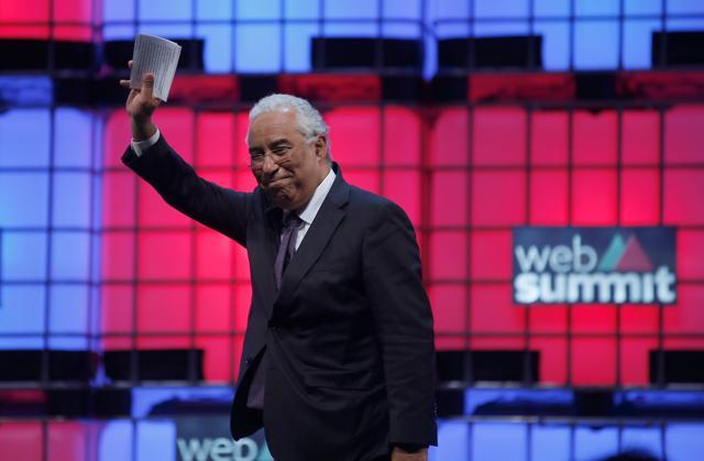 Portugal's Prime Minister Antonio Costa greets during the inauguration of Web Summit. (Reuters file photo) Portugal's Prime Minister Antonio Costa greets during the inauguration of Web Summit. (Reuters file photo)