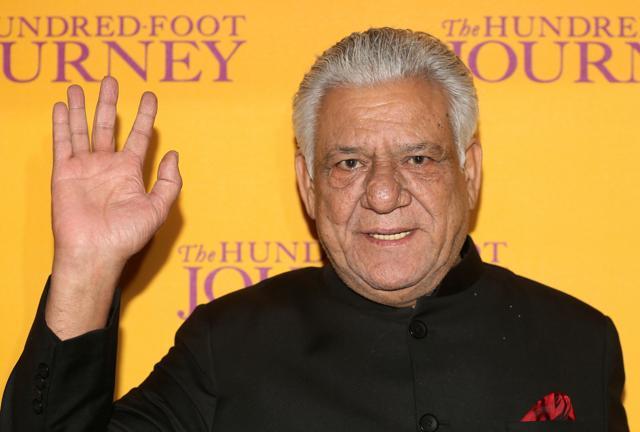 Om Puri arrives for the British gala screening of The Hundred-Foot Journey at the Curzon Mayfair in London September 3, 2014. (REUTERS) Om Puri arrives for the British gala screening of The Hundred-Foot Journey at the Curzon Mayfair in London September 3, 2014. (REUTERS)