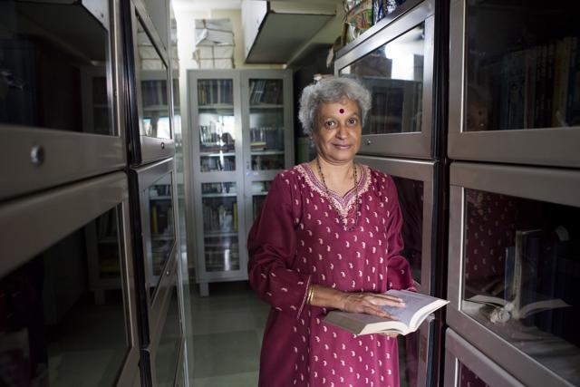 Author Ambai (Nayan Shah/Mint)