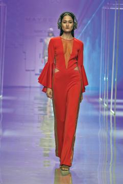 Designer Namrata Joshipura’s love for crimson is visible in her signature jumpsuits Designer Namrata Joshipura’s love for crimson is visible in her signature jumpsuits