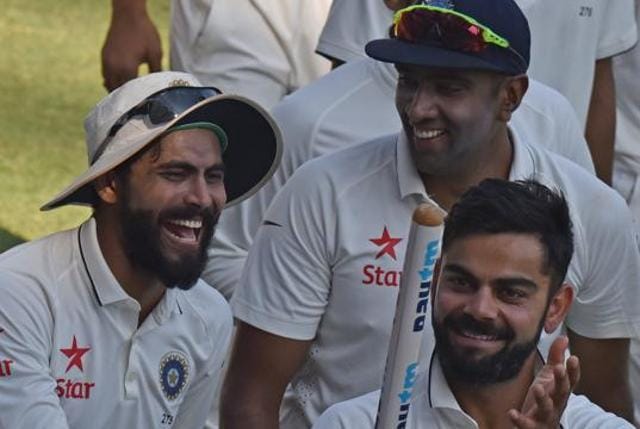 Virat Kohli’s Indian team did not lose a single Test in 2016 and they have not tasted defeat in 18 consecutive Tests. (Pratham Gokhale/HT PHOTO) Virat Kohli’s Indian team did not lose a single Test in 2016 and they have not tasted defeat in 18 consecutive Tests. (Pratham Gokhale/HT PHOTO)