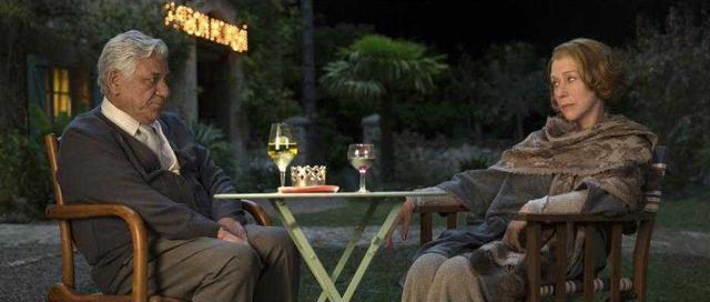 Om Puri and Helen Mirren in A Hundred-Foot Journey.