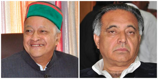 Himachal Pradesh chief minister Virbhadra Singh and (right) GS Bali. (HT Photo) Himachal Pradesh chief minister Virbhadra Singh and (right) GS Bali. (HT Photo)