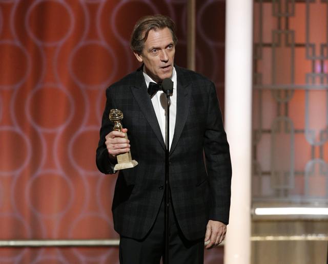Hugh Laurie at the Golden Globes(AP)