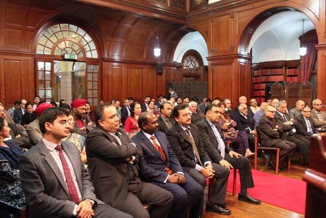 A section of the audience at the event in Gandhi Hall marking Pravasi Bharatiya Divas. (HT Photo) A section of the audience at the event in Gandhi Hall marking Pravasi Bharatiya Divas. (HT Photo)