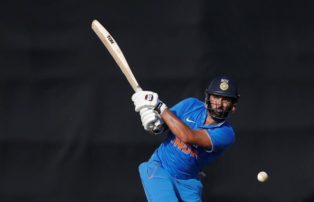 Yuvraj Singh came back in grand style as he blasted his 74th List A fifty in the warm-up game against England. (REUTERS) Yuvraj Singh came back in grand style as he blasted his 74th List A fifty in the warm-up game against England. (REUTERS)