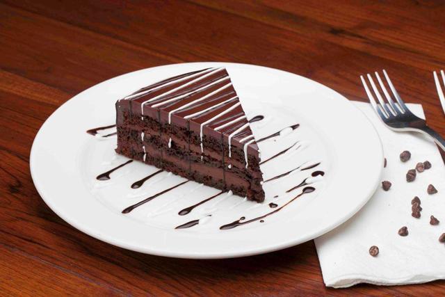 A dessert at California Pizza Kitchen A dessert at California Pizza Kitchen