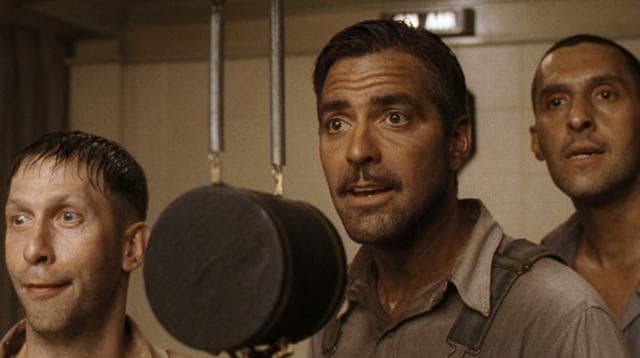 Tim Blake Nelson, George Clooney and John Turturro in O Brother Where Art Thou?