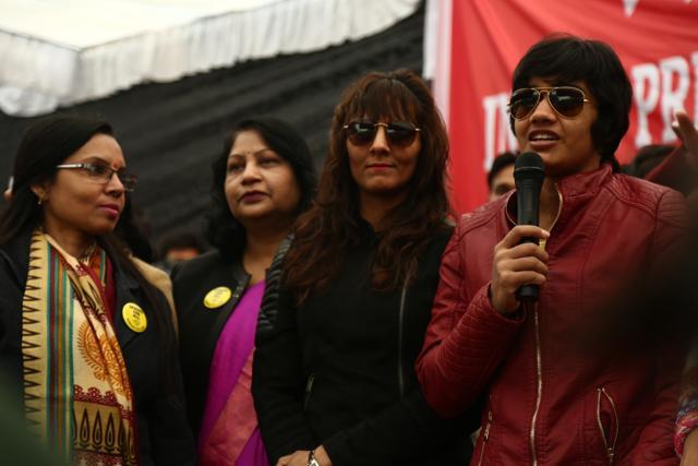 Geeta Phogat and Babita Phogat were present at the celebrations. (Ashwin Immanuel)