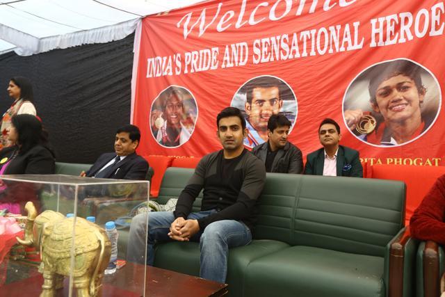 Cricketer Gautam Gambhir is a Hindu College alumnus. (Rajesh Kashyap/HT Photo)