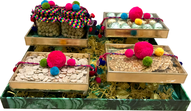 Lohri Sweets-Assorted box of Revadi, Gud Gachak, Khajoor and Til Laddo –  Ghasitaram Gifts