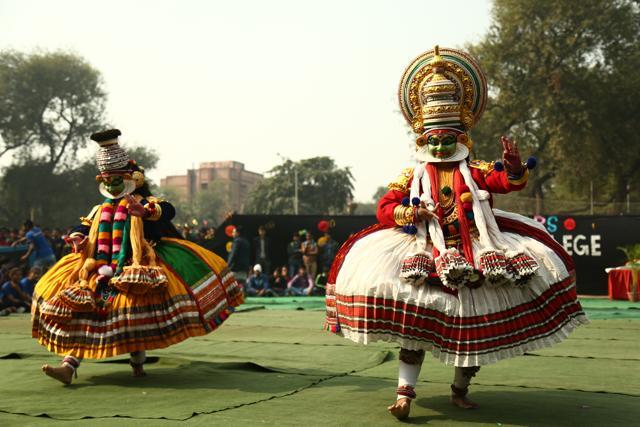 Cultural performances such as Kathakali brightened up the event. (Ashwin Immanuel)