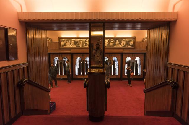 The walls inside are lined with wooden panels. (Photo: Aalok Soni/HT)