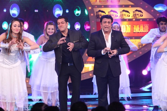 Govinda and Salman dance to Soni De Nakhre. (Colors) Govinda and Salman dance to Soni De Nakhre. (Colors)