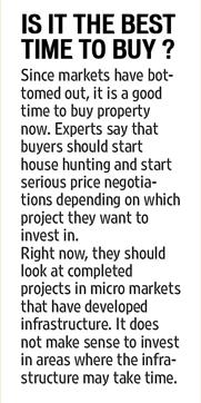 This is the right time for homebuyers to look for property and bargain to get the best price. (HT) This is the right time for homebuyers to look for property and bargain to get the best price. (HT)