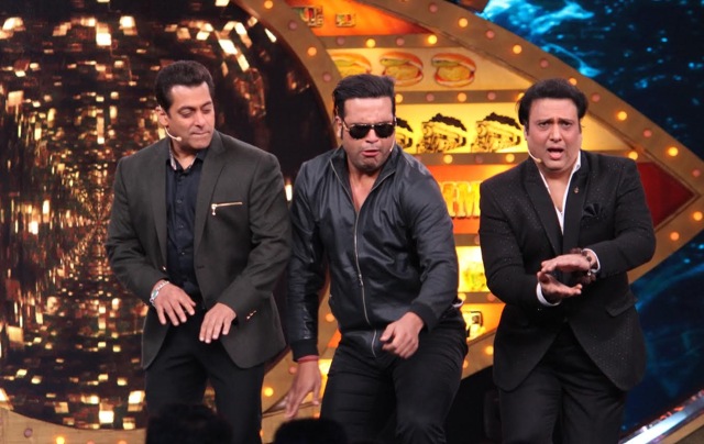 Govinda’s nephew Krushna Abhishek also accompanied Govinda to Bigg Boss 10 sets. (Colors) Govinda’s nephew Krushna Abhishek also accompanied Govinda to Bigg Boss 10 sets. (Colors)