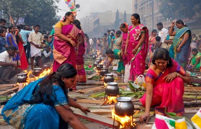 Maatu Pongal, observed on the third day, is when traditionally Jallikattu events are held. (Reuters Photo) Maatu Pongal, observed on the third day, is when traditionally Jallikattu events are held. (Reuters Photo)