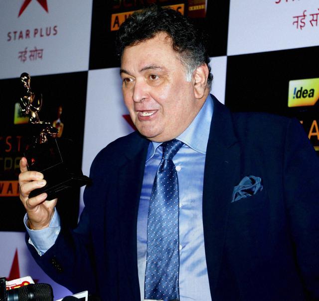 Actor Rishi Kapoor during the 23rd Annual Star Screen Awards 2016 in Mumbai. (PTI) Actor Rishi Kapoor during the 23rd Annual Star Screen Awards 2016 in Mumbai. (PTI)