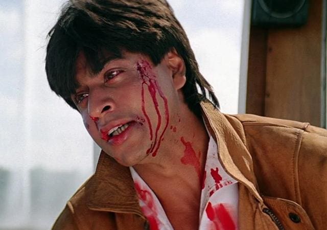 Shah Rukh Khan hit the big league with his powerful act in Darr. (HT Photo) Shah Rukh Khan hit the big league with his powerful act in Darr. (HT Photo)