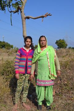 Chetna Choudhary Damdama and her grandmother, Maya Devi Damdama. (PHOTO: VIKRAM JIT SINGH)
