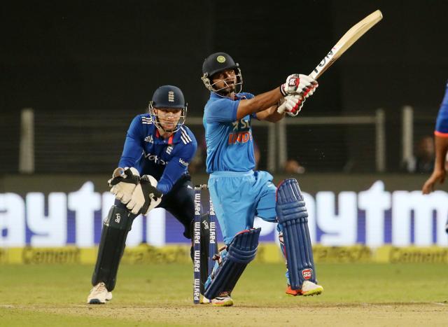 Kedar Jadhav gave Virat Kohli good company as India continued to attack despite losing several wickets. (BCCI) Kedar Jadhav gave Virat Kohli good company as India continued to attack despite losing several wickets. (BCCI)