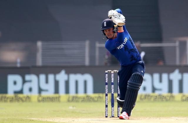 Jason Roy got England off to a great start as he struck some boundaries off Umesh Yadav and Hardik Pandya. (BCCI) Jason Roy got England off to a great start as he struck some boundaries off Umesh Yadav and Hardik Pandya. (BCCI)