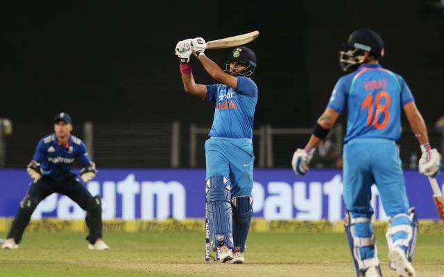 Yuvraj Singh got going with some attacking strokes as India counter-attacked after losing the openers. (BCCI) Yuvraj Singh got going with some attacking strokes as India counter-attacked after losing the openers. (BCCI)