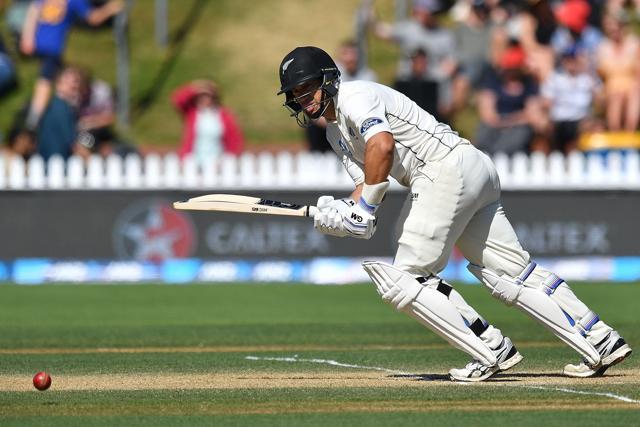 New Zealand's Ross Taylor bats during day five of the first Test versus Bangladesh at the Basin Reserve in Wellington on Monday. (AFP) New Zealand's Ross Taylor bats during day five of the first Test versus Bangladesh at the Basin Reserve in Wellington on Monday. (AFP)