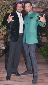 Rohit Roy and Ronit Roy at the event in Mumbai . (Yogen Shah) Rohit Roy and Ronit Roy at the event in Mumbai . (Yogen Shah)