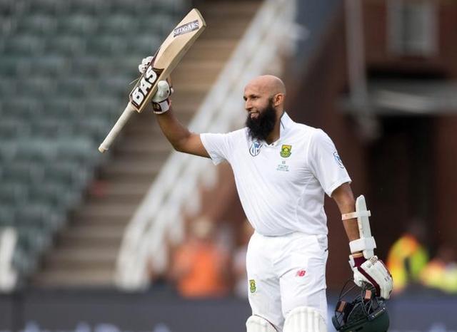 South Africa’s Hashim Amla, who while scoring 134 became the eighth batsman to score a century in his 100th Test, has jumped four places to claim sixth position. (REUTERS) South Africa’s Hashim Amla, who while scoring 134 became the eighth batsman to score a century in his 100th Test, has jumped four places to claim sixth position. (REUTERS)