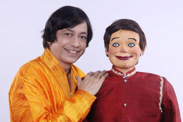 Ventriloquist Ramdas Padhye. Ventriloquist Ramdas Padhye.