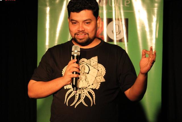 Comedian Naveen Noronha. Comedian Naveen Noronha.
