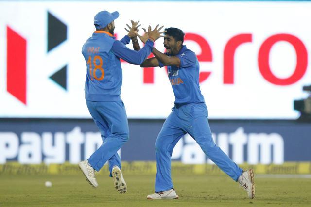 Jasprit Bumrah got the wicket of Alex Hales but he continued to leak the runs (BCCI)